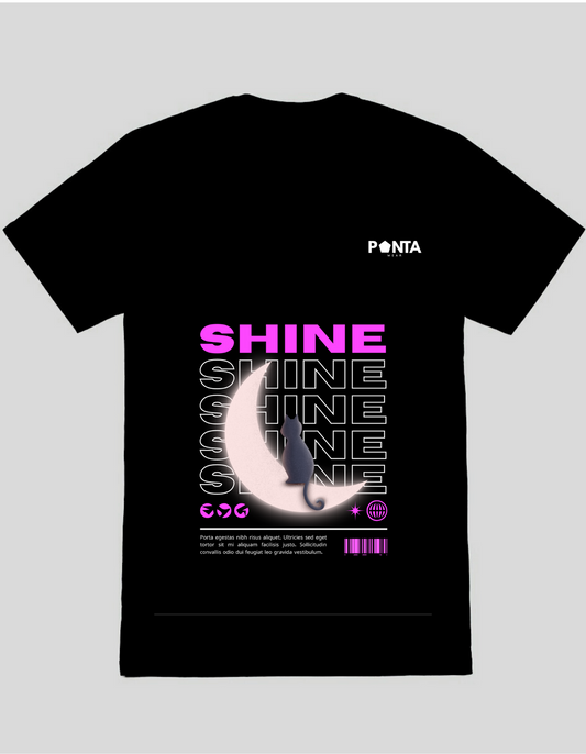 "Moonlit Radiance: Penta Wear Spain's Shine Moon Tee"